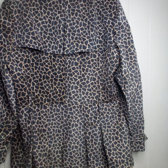 Randy Kemper Blazer Jacket 10 Animal Print Button Up - Picture 3 of 16